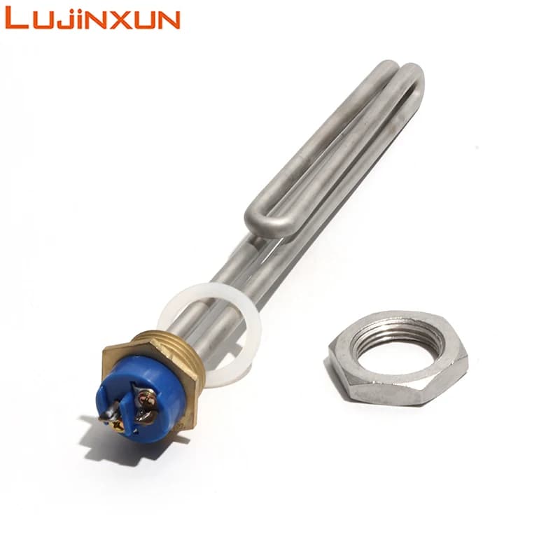 Chauffe-eau électrique à vis arrière, 152 avec filetage NPT 1 pouce, acier inoxydable 201, 1KW, 2KW,