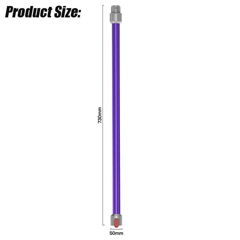 Tige d'extension télescopique pour Dyson V6, tuyau droit, barre d'extension en métal, Tube de baguet