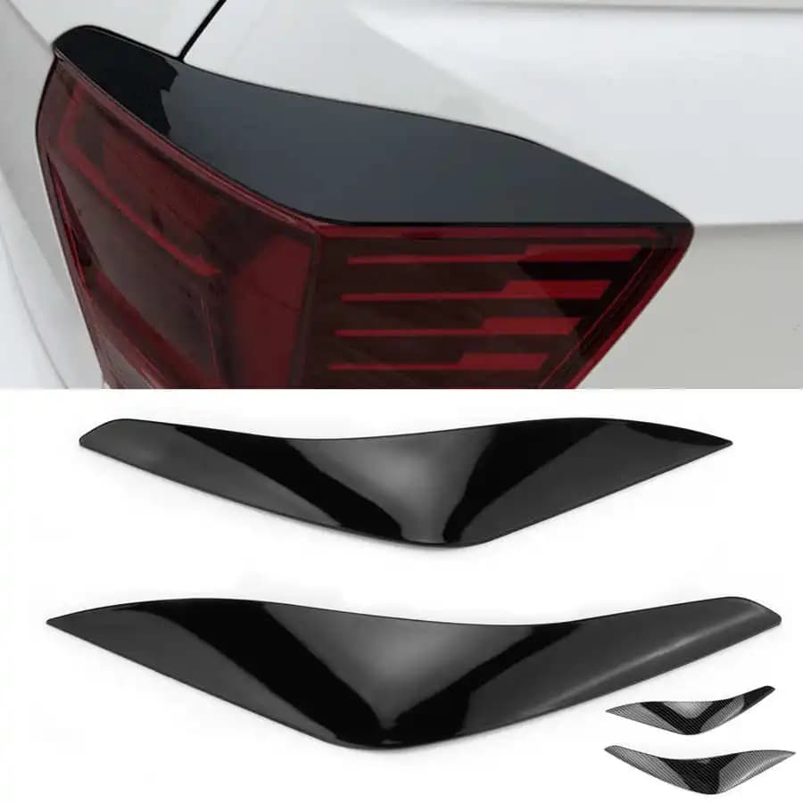 Garniture de couverture de sourcils de paupières de feu arrière de voiture pour Vw Polo Mk6 Aw 2018 