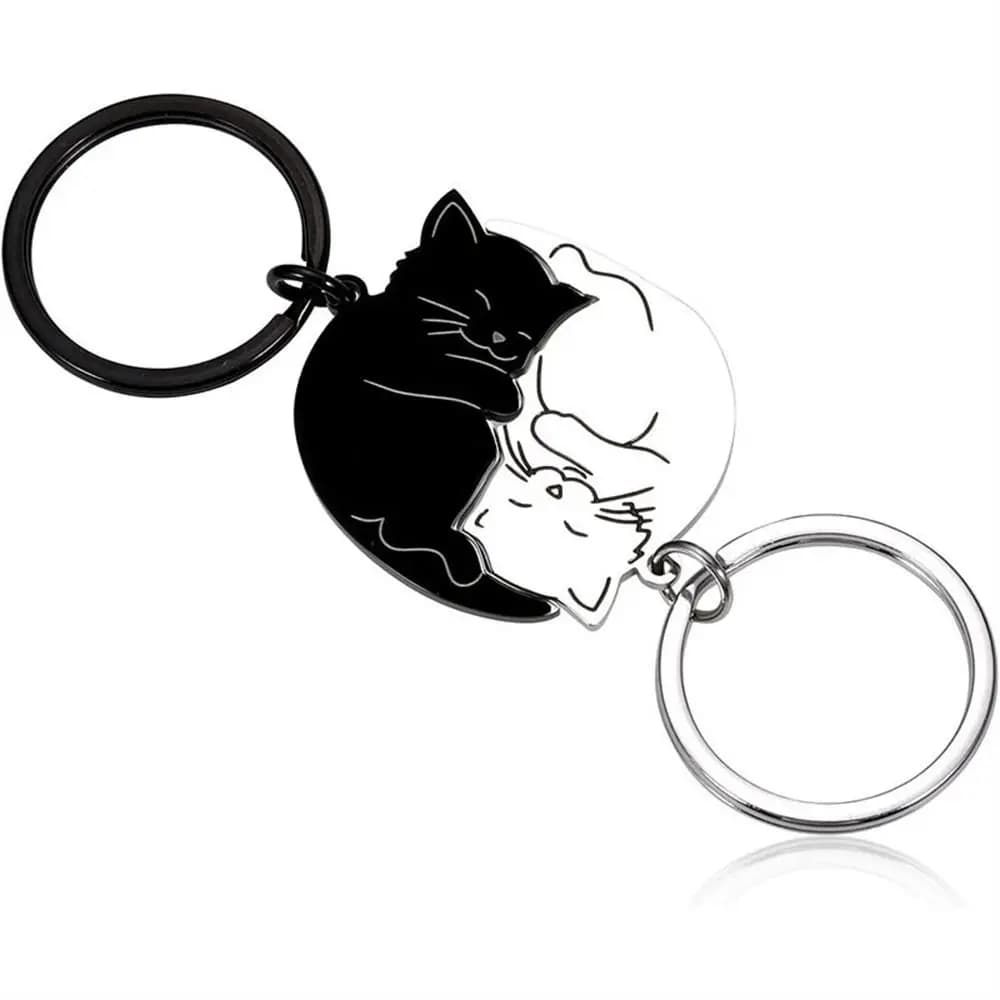 Porte-Clés de Couple Mignon, Cadeau de la ixdes Léons, pour Petite Amie, Petit Ami, Lui, Amoureux de