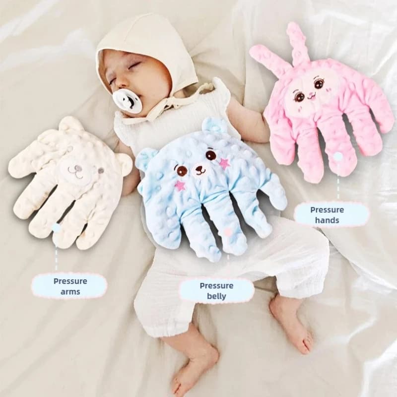 Coussin apaisant pour bébé, aide au sommeil pour nourrissons, paumes apaisantes, aide au sommeil pou