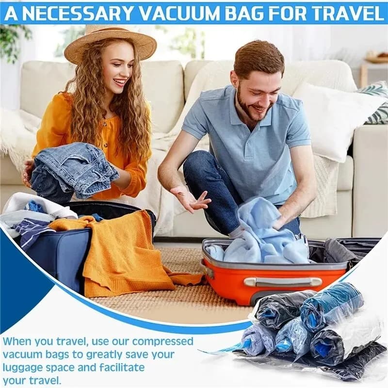 Sacs de rangement enroulables pour voyage, gain de place, pour bagages, vêtements, bateau de croisiè