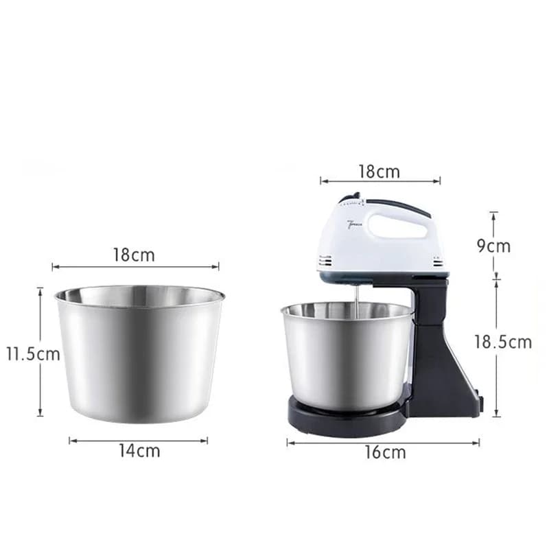 Mélangeur électrique sur socle 110V/220V, mélangeur alimentaire de cuisine, fouet à œufs de bureau, 
