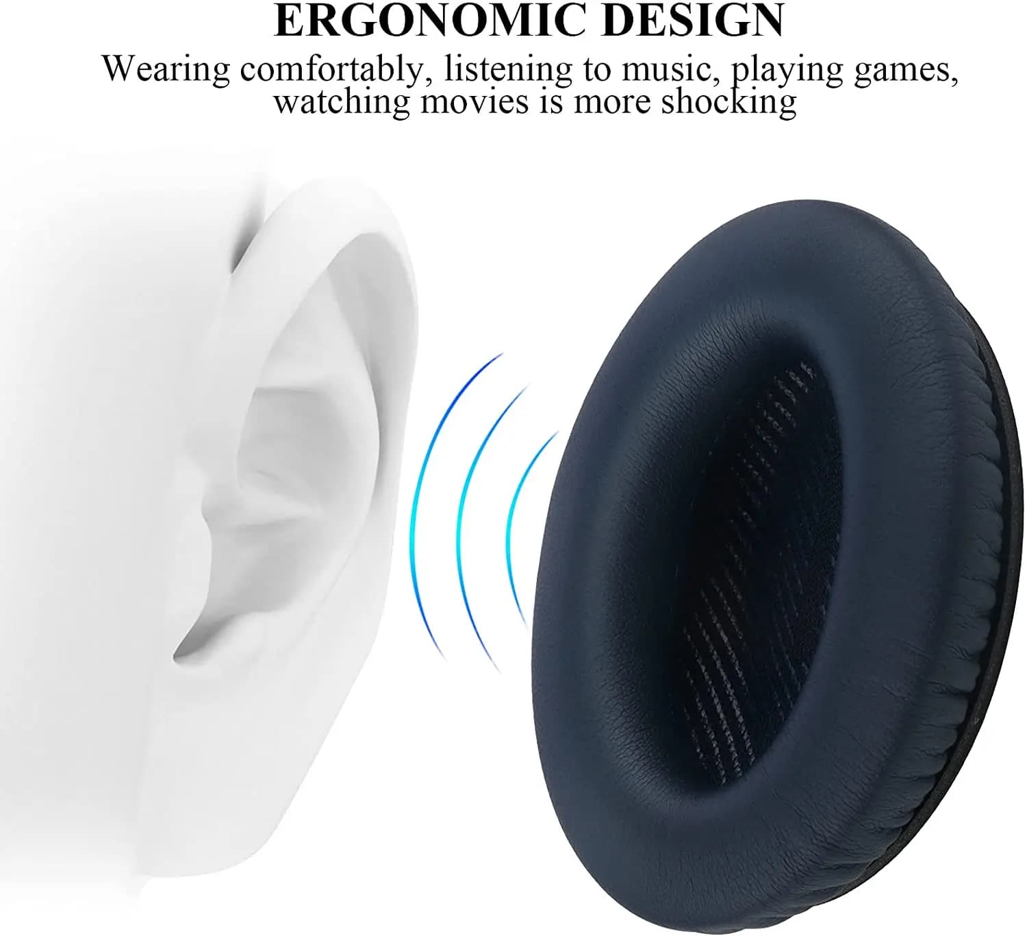 Coussinets d'oreille de remplacement pour BOSE QC35 pour QuietComfort qc 35 et 35 II, coussinets d'o