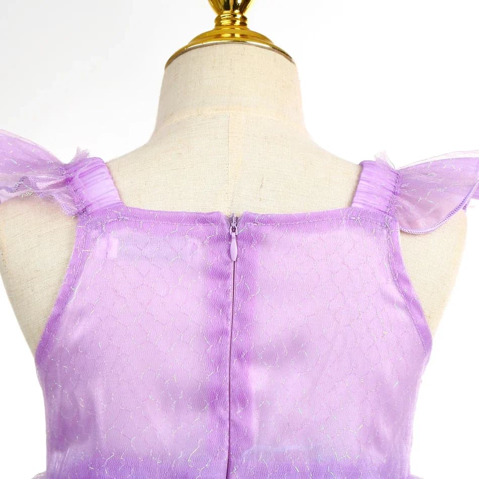 Robe sirène pour filles, breloque princesse Cosplay, Costume scintillant à paillettes pour enfants, 
