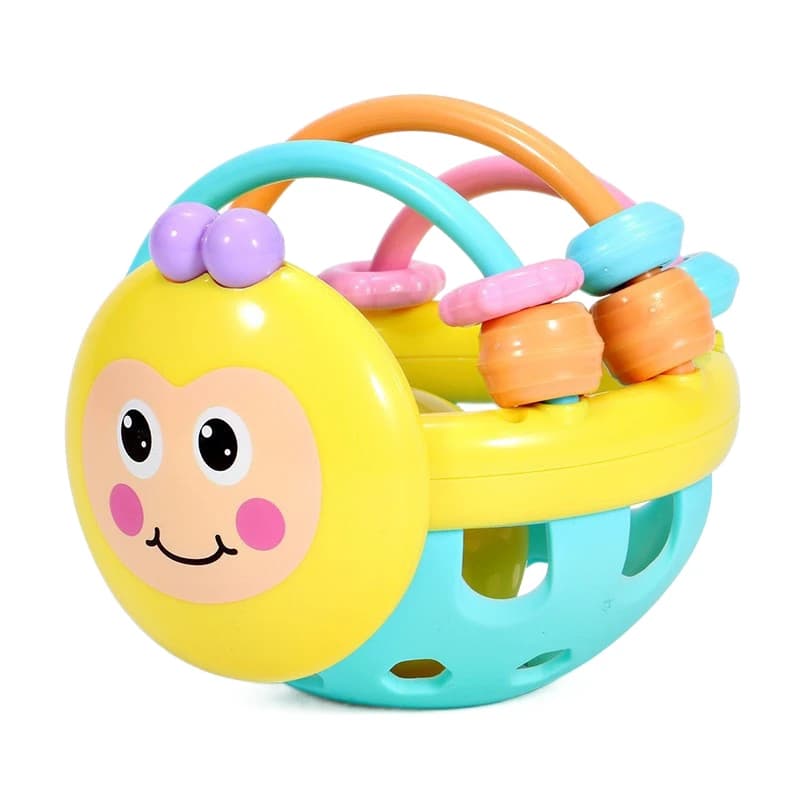 Jouets de dentition doux pour bébé, anneau de dentition sensoriel éducatif précoce pour nouveau-né, 