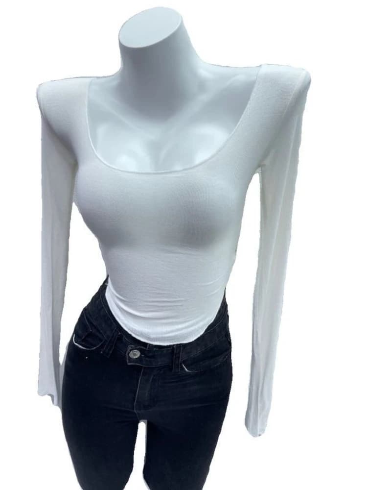 Gros Sexy Slim t-shirts transparent hauts femmes printemps haute élasticité hauts moulants à manches