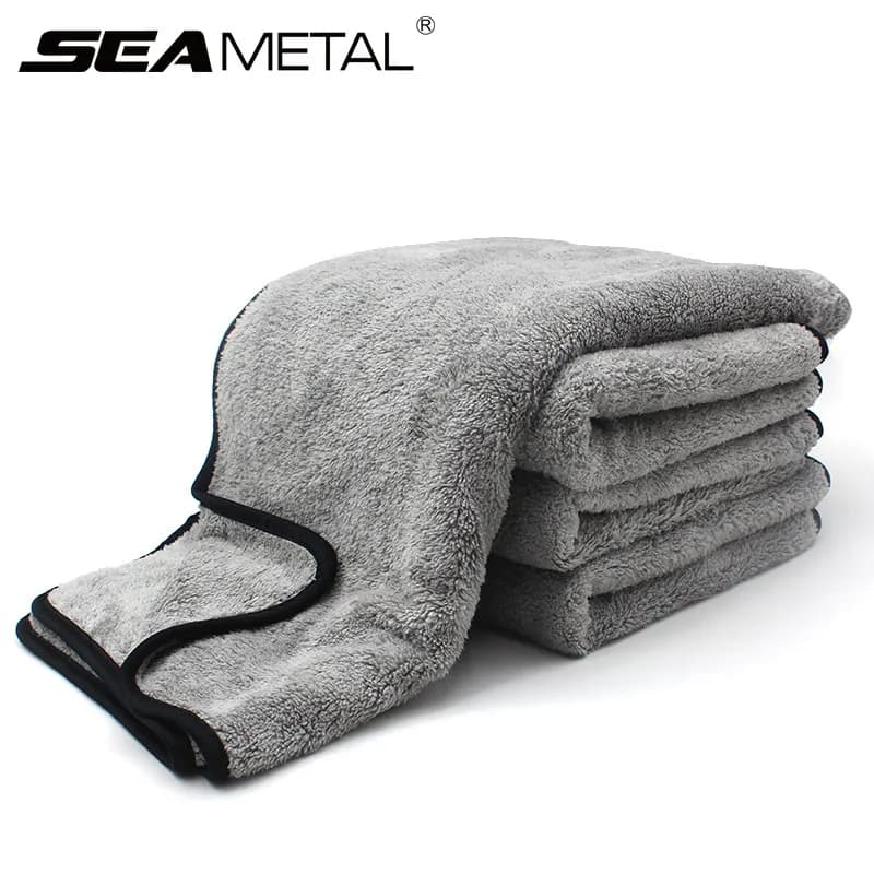 Serviette de lavage de voiture en microfibre, 75x35 60x40cm, séchage rapide, nettoyage automobile, t