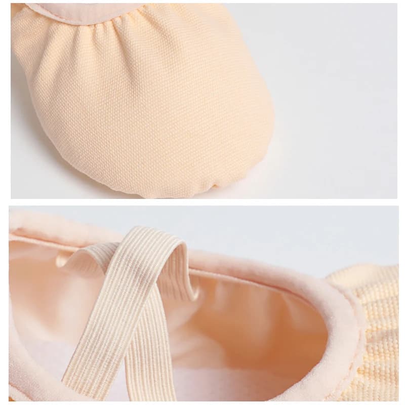 Chaussures de Ballet pour filles, chaussures de danse en toile pour femmes, chaussures de Ballet à s