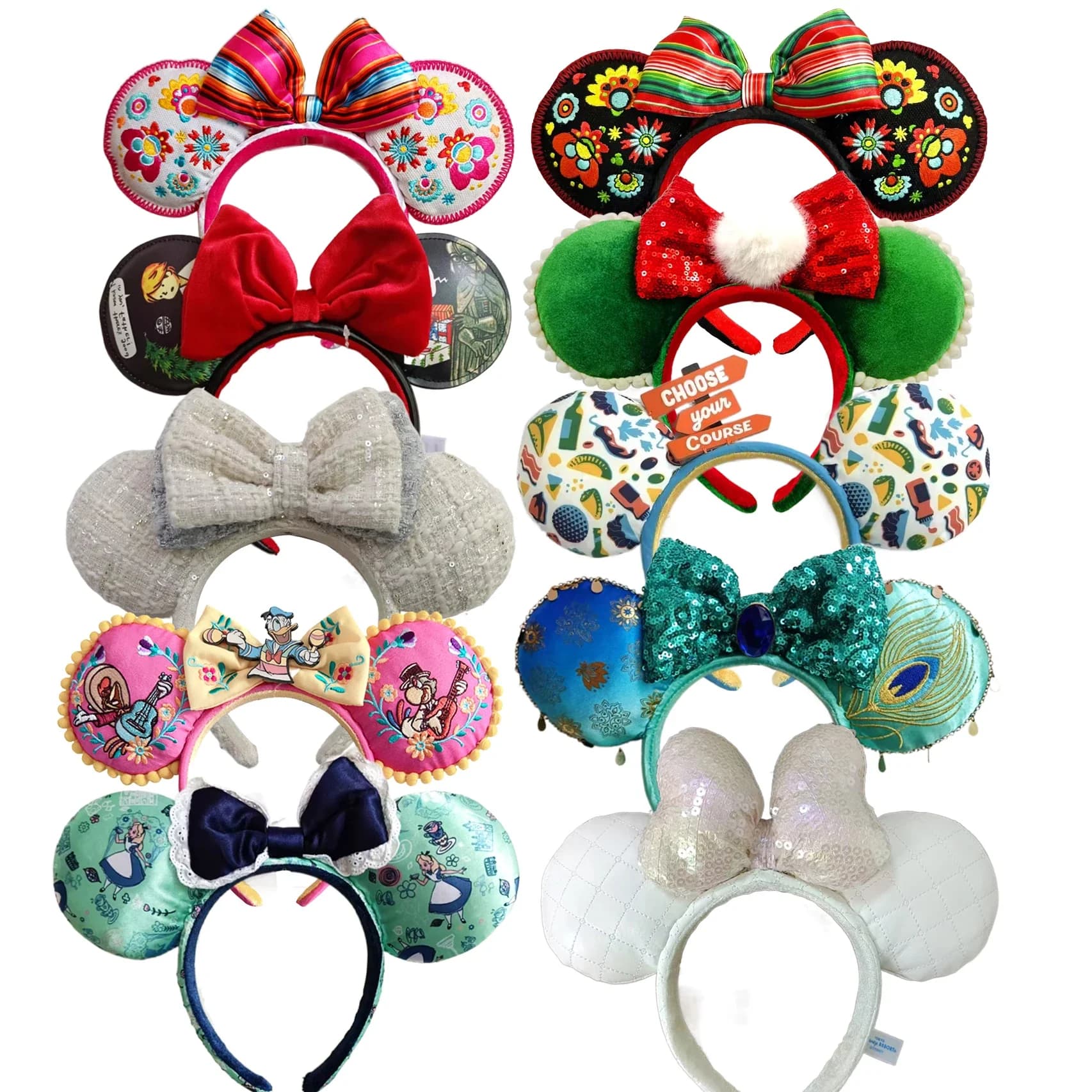 Bandeau oreilles Disney Mickey Mouse pour adultes et enfants, bandeau Cosplay parfait pour fête, Fes