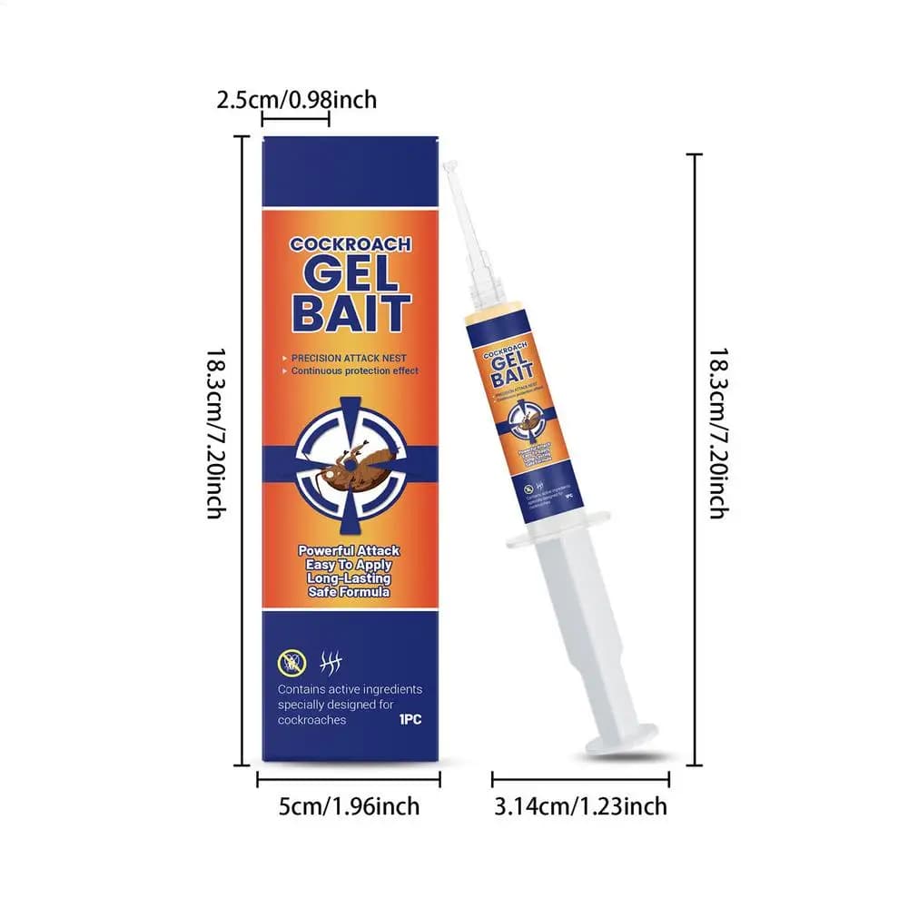 Gel de cafards hautement efficace, contrôle à action rapide, appât pour cafards d'intérieur, pour ch