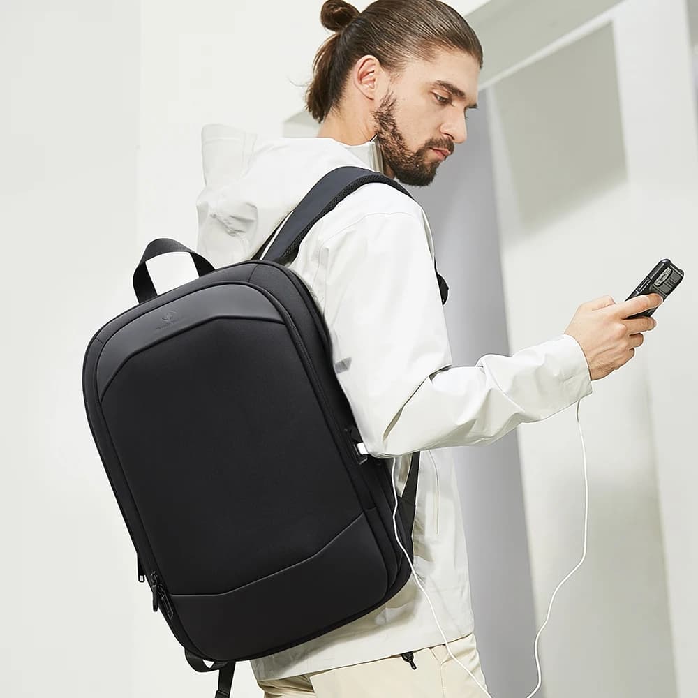 Heroic Knight Sac à dos pour ordinateur portable pour homme 17 pouces Sac à dos d'affaires Sac à dos