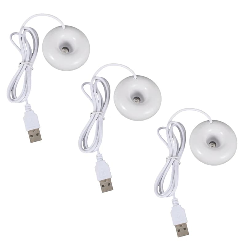 Mini humidificateur portable USB blanc, supporter ficateur d'air créatif, bureau