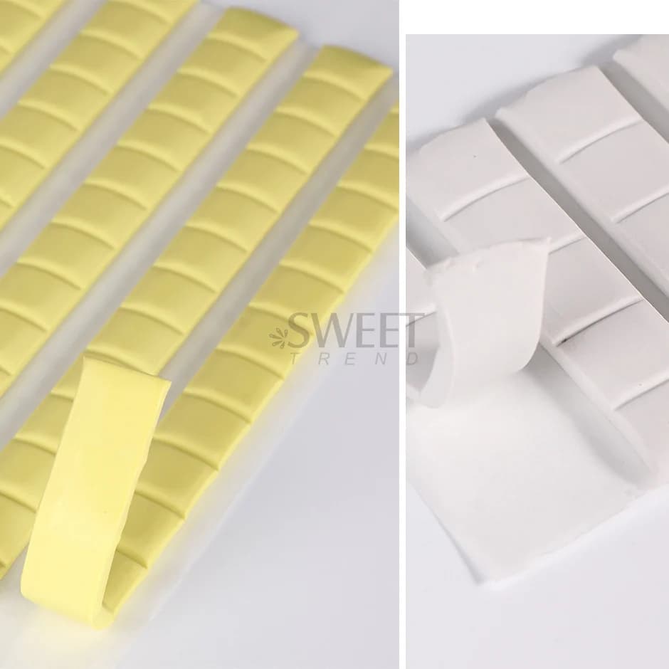 Colle adhésive pour ongles, argile blanche et rose, boue pour ongles, support d'affichage, fixation 