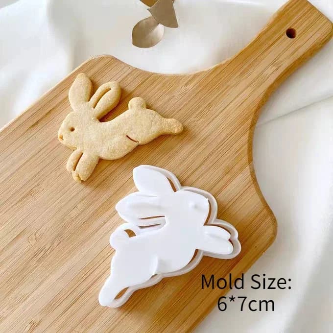 Moule à Biscuits en Forme de Lapin de Dessin Animé Mignon, Bricolage Créatif, Poupée Animale, Lapin 