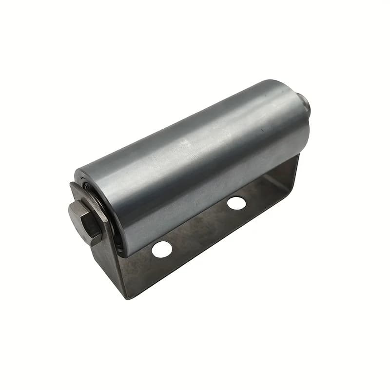 Rouleau plat en acier pour porte market, 1 pièce, 40x100mm, avec support rapide, quincaillerie en mé