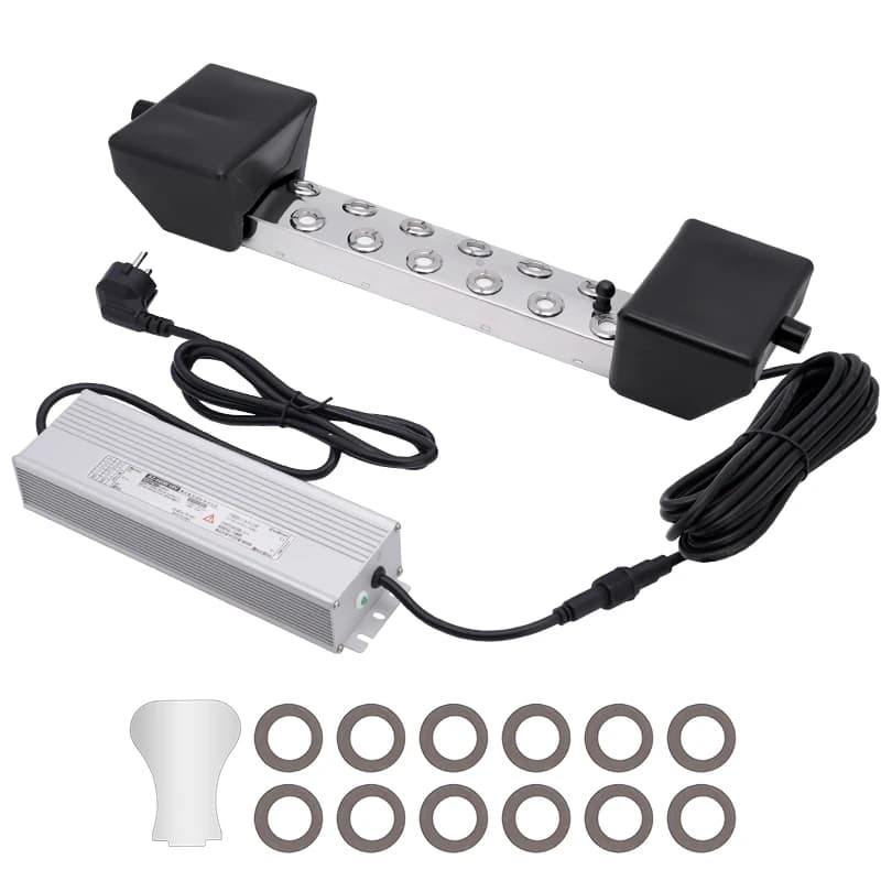 Humidificateur ultrasonique à 2/4/6/8/10/12 têtes, DC45V, brumisateur, 220/110V, alimentation électr