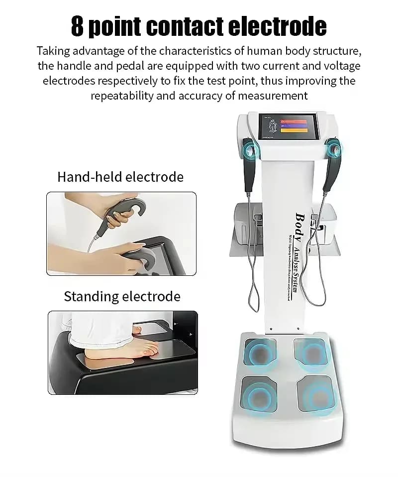 Échelle de Graisse Corporelle Intelligente Professionnelle, Analyseur de Santé 152, Machine, Imprima
