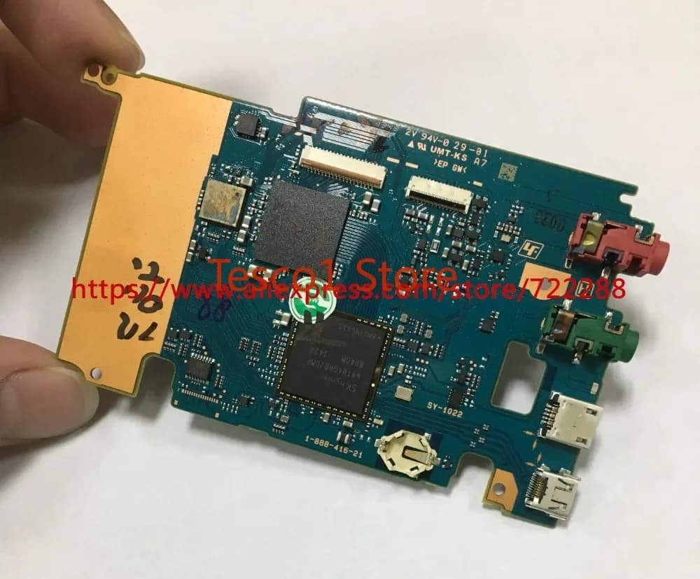 Pièces de réparation d'appareil photo pour Sony, carte mère sans miroir, processeur de carte mère, A