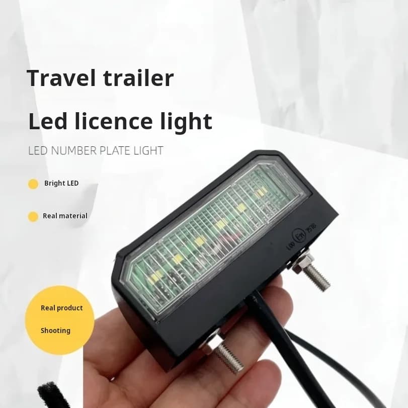 Feu de signalisation LED pour camion, haute luminosité, éclairage de plaque d'immatriculation, Certi