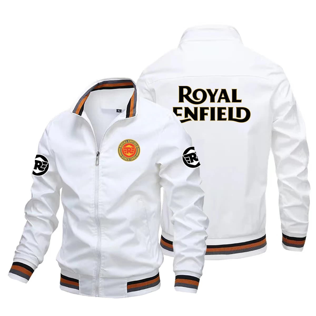 Veste de moto Royal Enfield de style rétro pour hommes, vêtements de course, coupe-vent, veste de sp