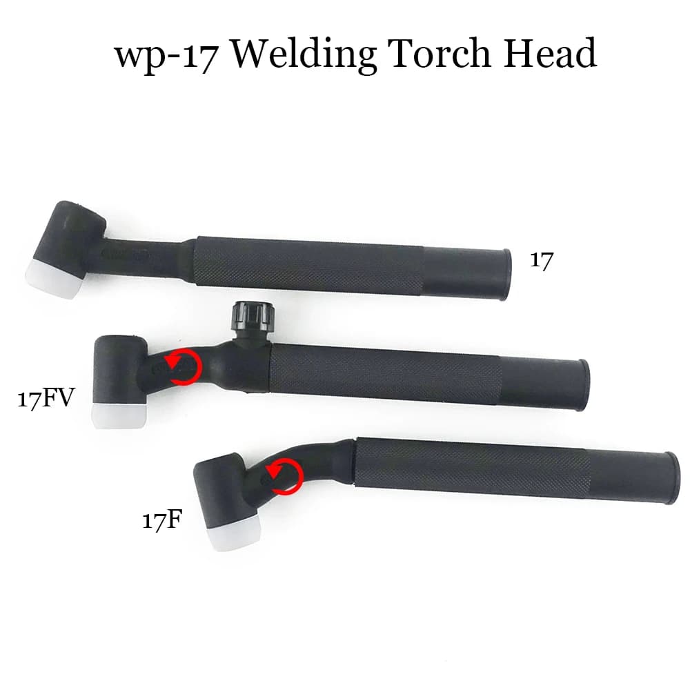 Pistolet de soudage TIG Flexible, Valve de gaz Argon WP17 150A, corps de torche TIG rotatif à tête r