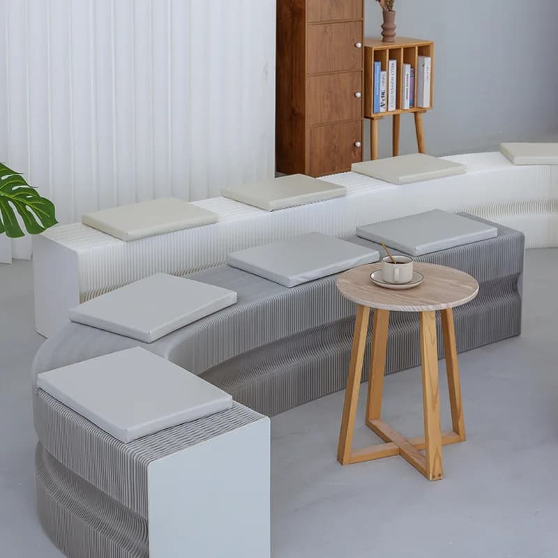 Banc créatif à double rabat, portable, gain de place, orgue, mode créative, maison, salon, mode, tab