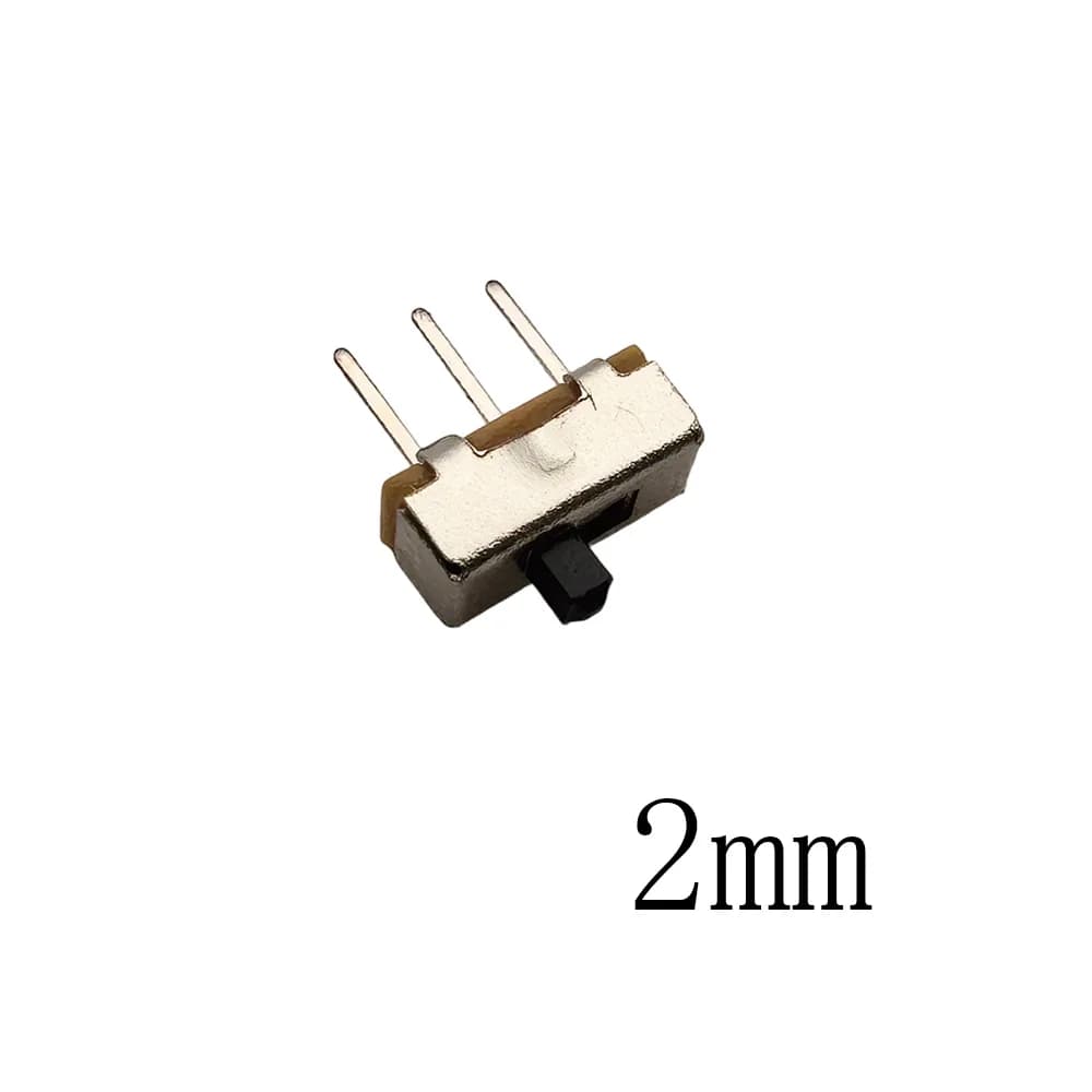 SS12D00 2/3/4/5/6mm Mini interrupteur coulissant 3 broches 1P2T 2 positions interrupteur à bascule m