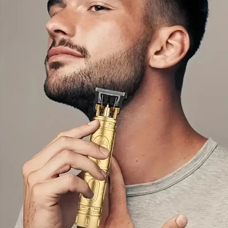 Tondeuse à cheveux électrique sans fil vintage, machine de découpe de cheveux, rasoir portable, barb