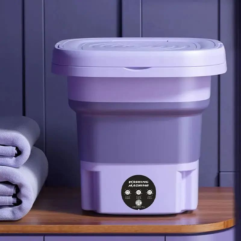 Machine à laver pliable 8L, chaussettes portables, sous-vêtements, culottes, Machine à laver domesti