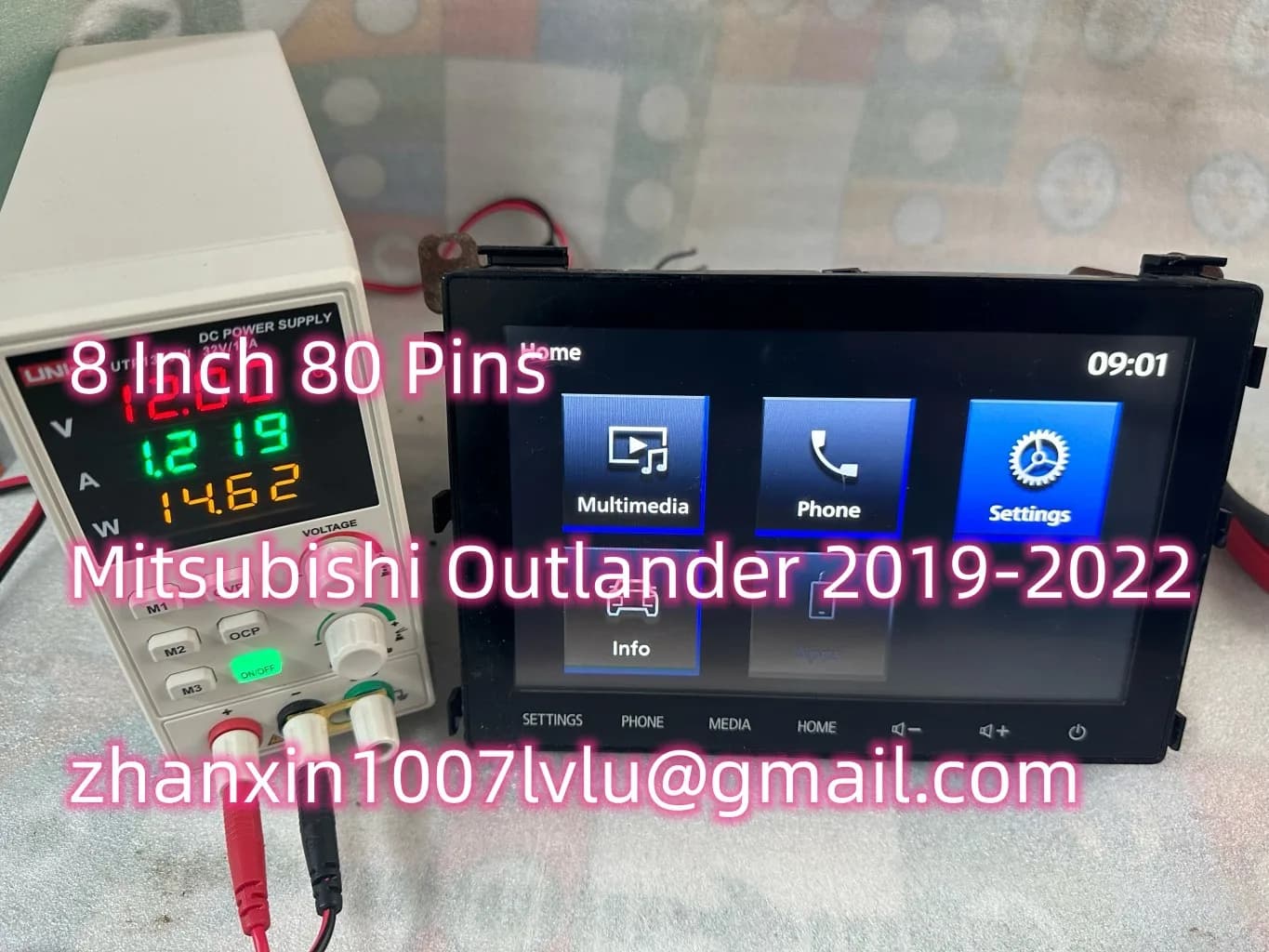 Nouvel écran tactile de 8 pouces SDA NR-201 pour Mitsubishi Pajero Outlander Sport 2019 – 2022 8740A