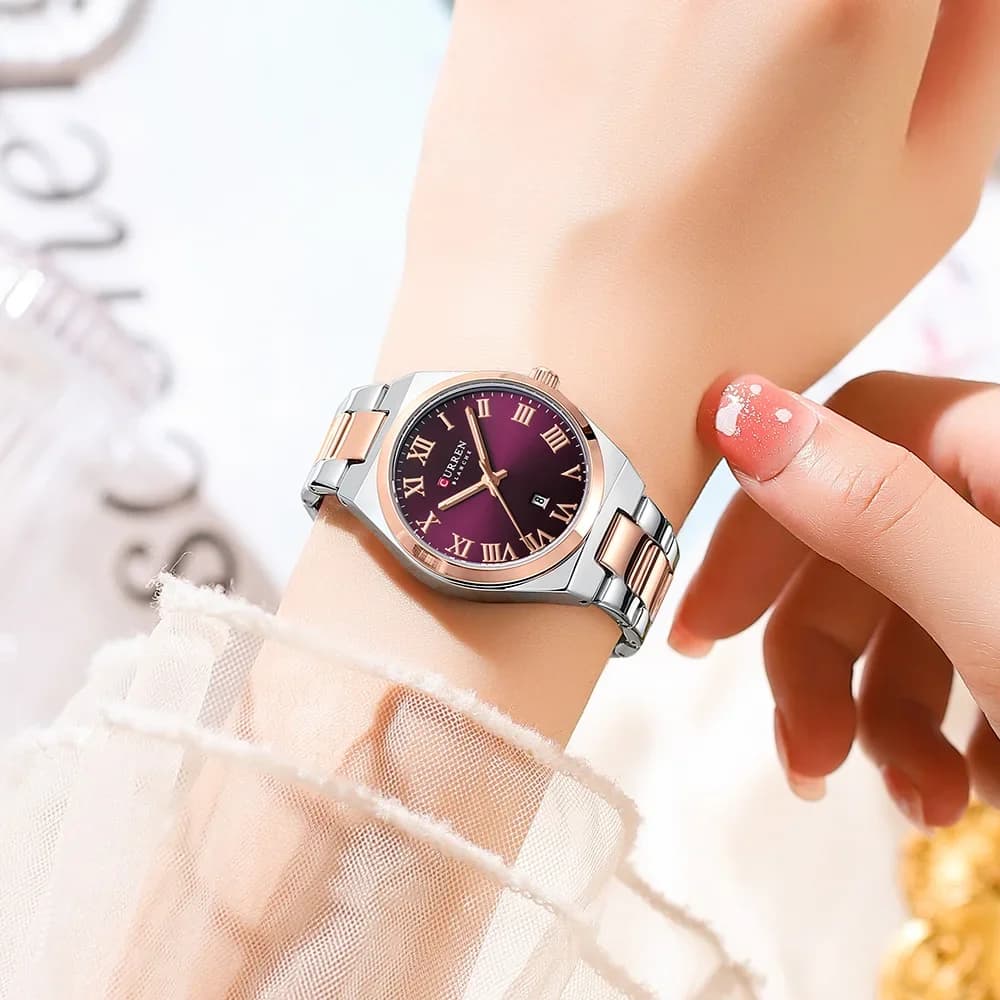 CURREN montre femmes, montres pour femmes, montres pour dames, robe de mode étanche Bracelet en acie