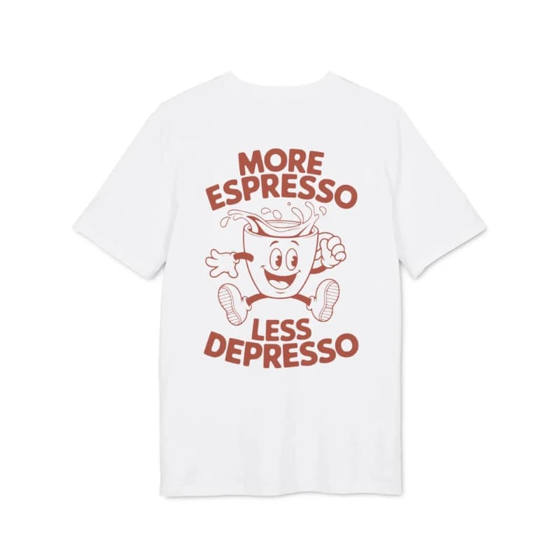 Citations intéressantes de chemises pour passionnés de café, manches courtes d'été en pur coton pour