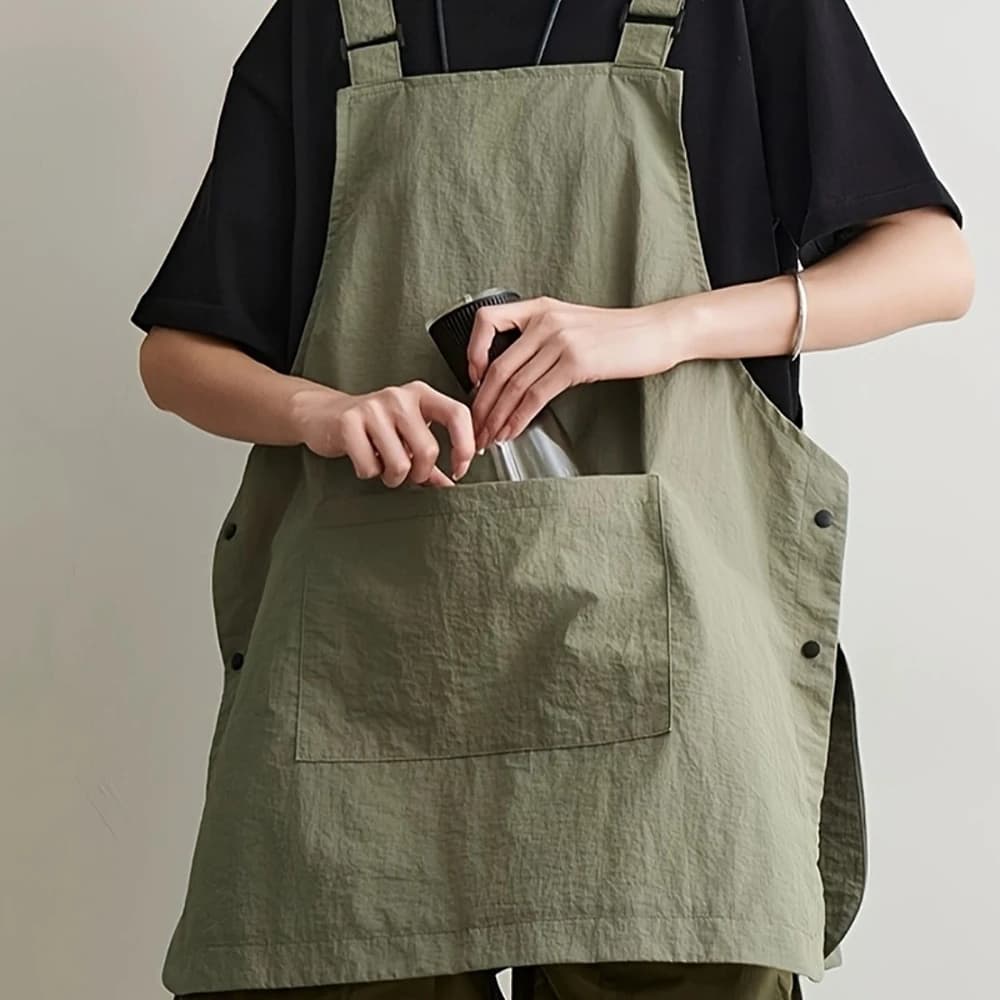 Tablier imperméable pour barbier en plein air, café, vêtements de travail pour restauration, vêtemen