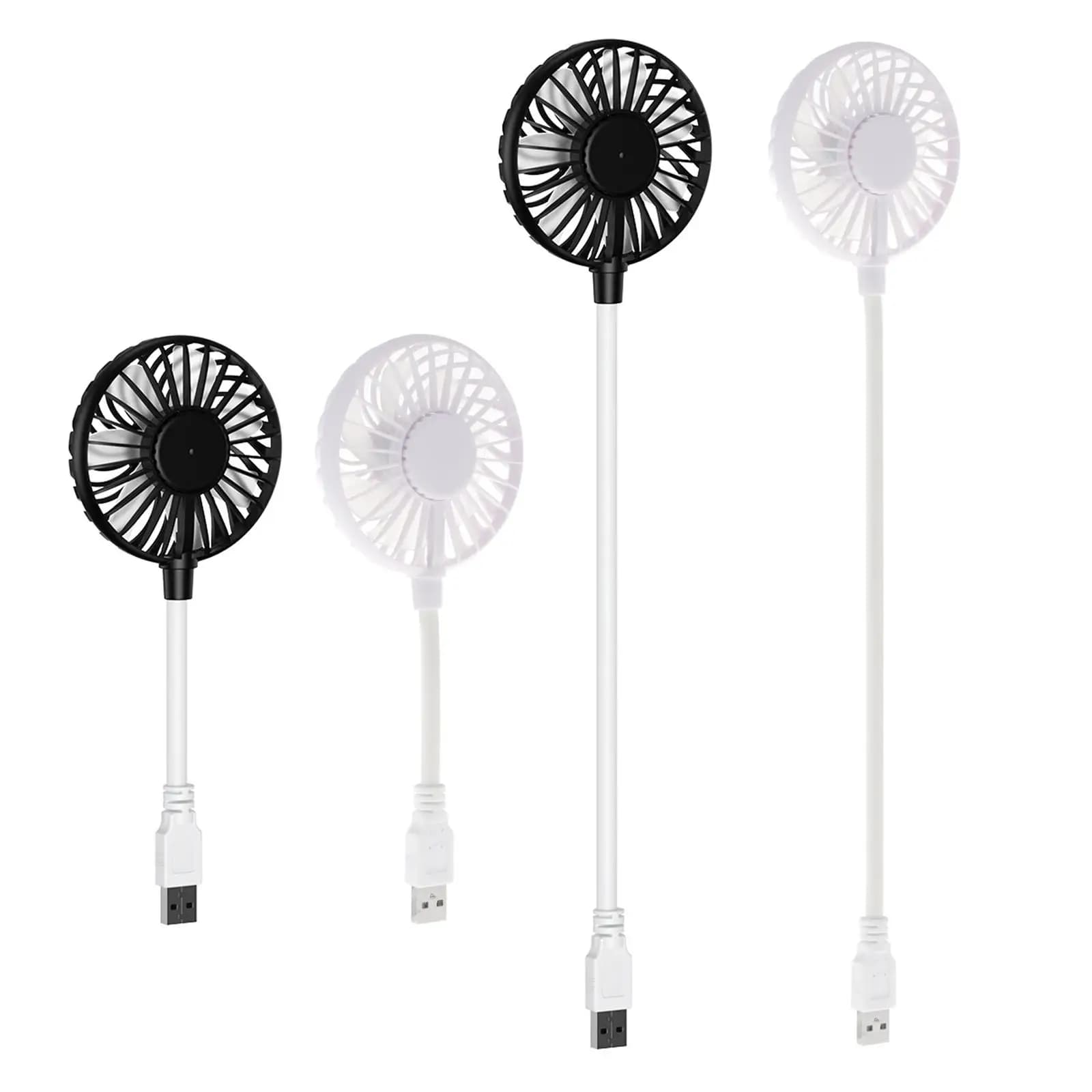 Mini ventilateur de bureau USB portable, moteur sans balais, rotation à 360 °, ventilateur de poche,