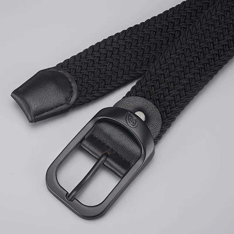Ceinture élastique tissée décontractée pour hommes et femmes, ceinture de sport de plein air, ceintu