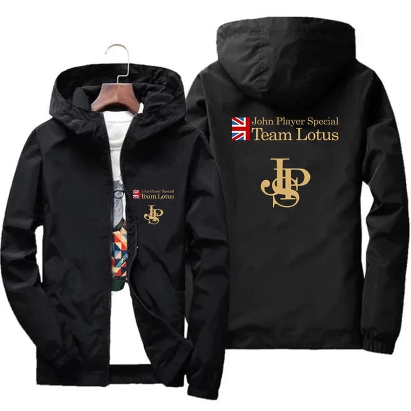 Veste de navigation zippée à capuche coupe-vent pour homme, JPS Zone First, équipe spéciale, optique