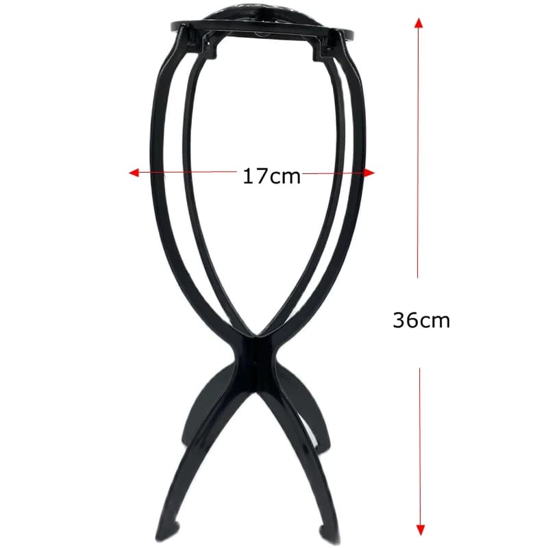 2 pièces support 36cm support de bureau Portable perruque support perruque supports Portable perruqu