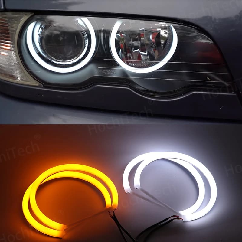 Pour BMW série 3 E46 316i 318i 320d 323i 328i 330i 325xi 330d 1998-2005 Excellent LED coton yeux d'a