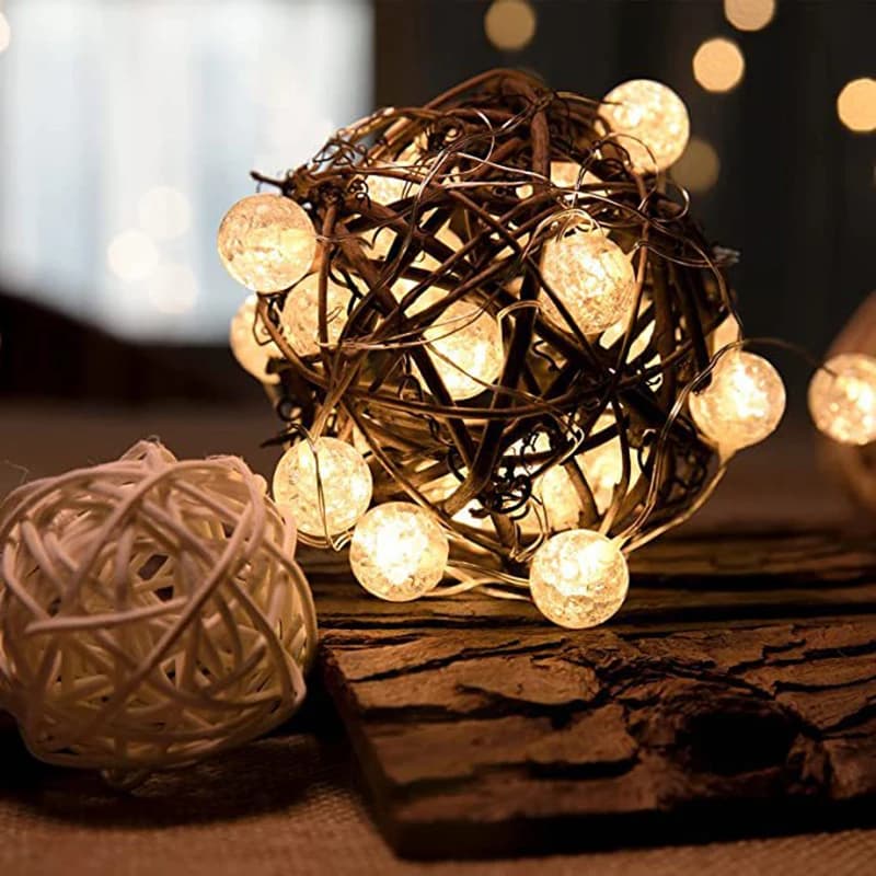 Guirxiété lumineuse LED dégradée, à piles, décoration de Noël, mariage, arbre de Noël, décor du Nouv