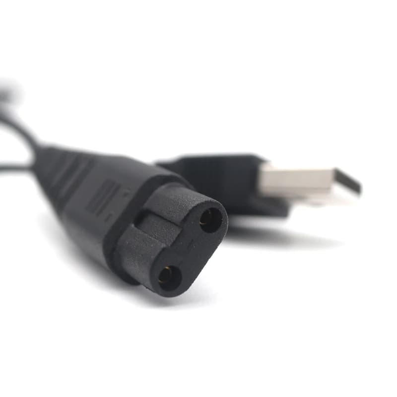 Appliquer à KEMEI KM-1990 tondeuse à cheveux professionnelle chargeur USB d'origine câble de chargem