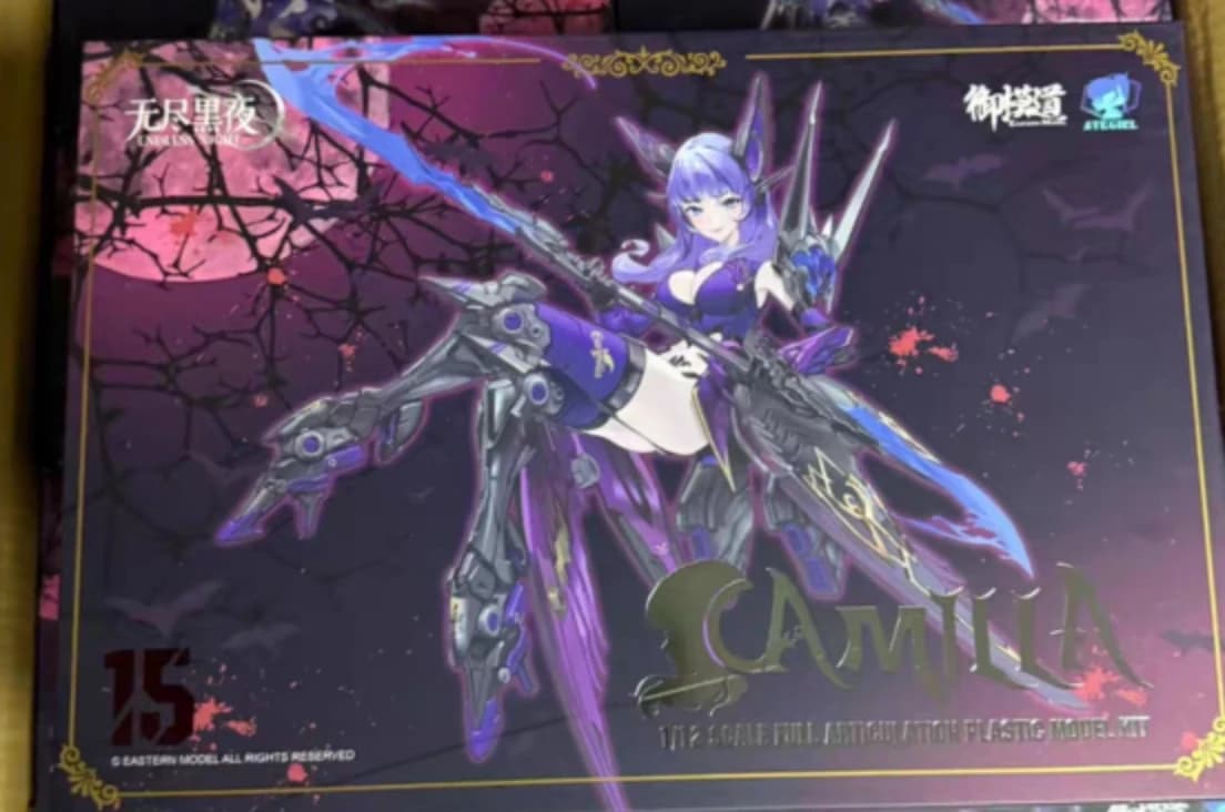 Original Atkgirl série Vampire sans fin nuit 1/12 CAMILLA peint par pulvérisation Anime figurine à a