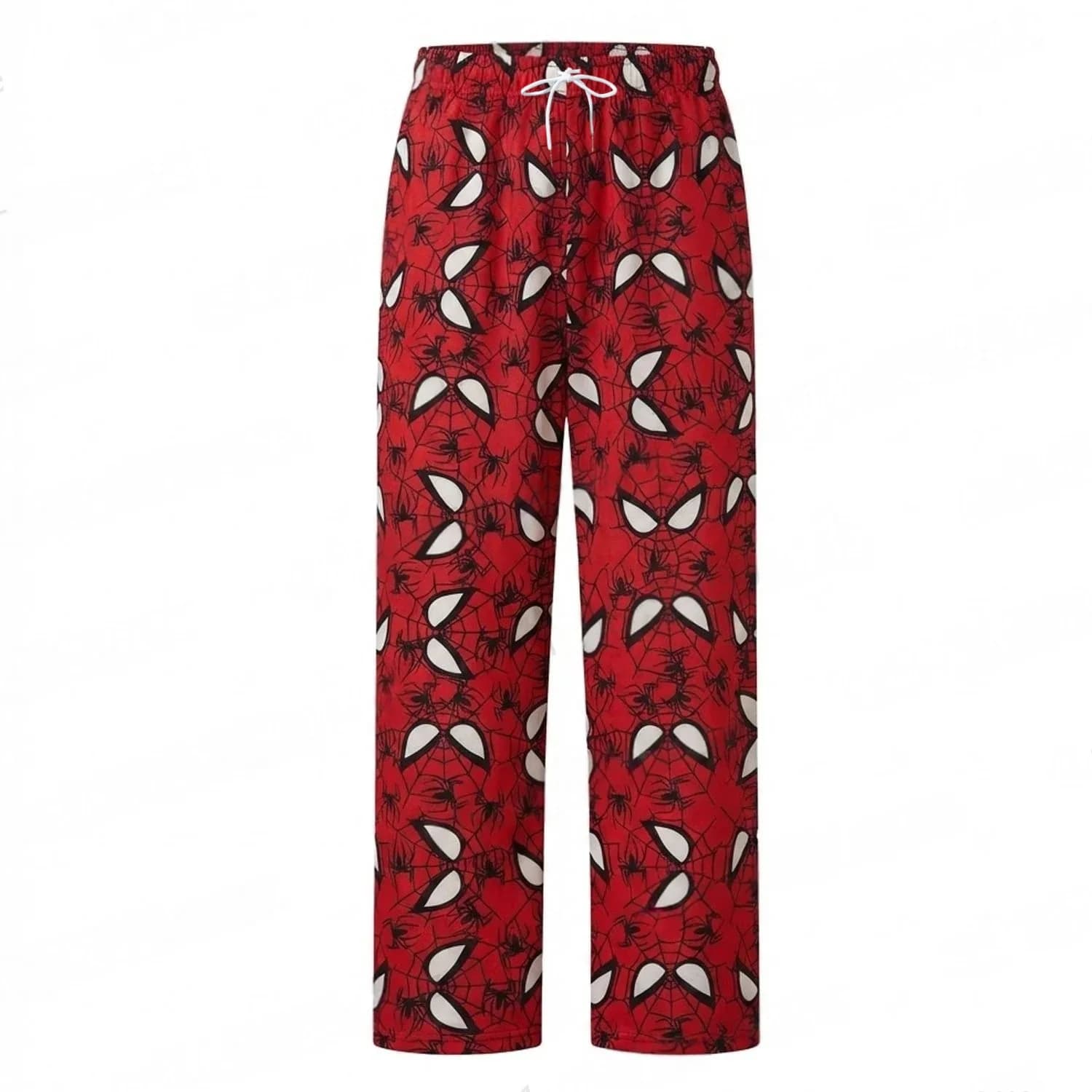Pantalon imprimé Spider-Man 2026 pour couple, pantalon de pyjama pour adulte, super-héros rouge et n