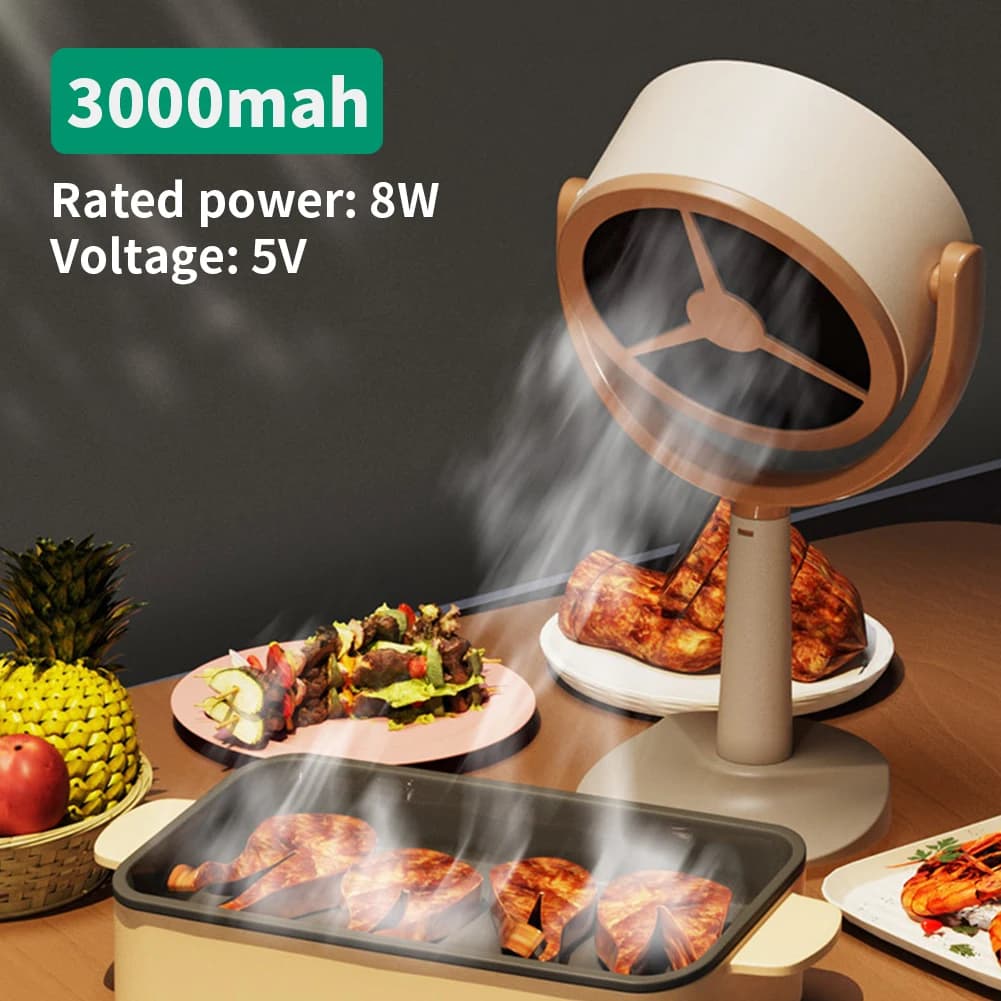 Hotte de cuisine de bureau portable, extracteur de barbecue, angle réglable pour marmite intérieure,