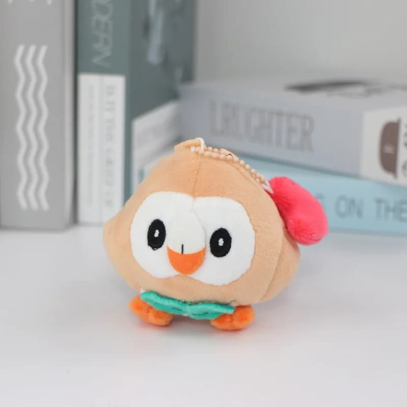 Porte-clés Original Pokemon Espeon Clefairy Jigglypuff Piplup, jouets en peluche ronflex Mimikyu Spr