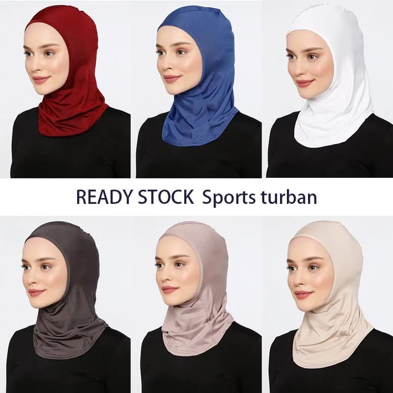 Hijab femme musulman ramadan abaya femme islam foulard musulmane pour femme bonnet soie de medine Ab