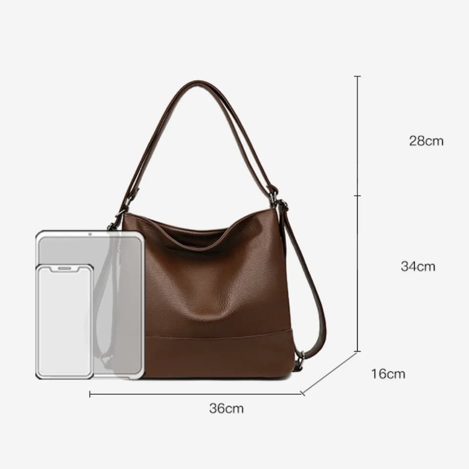 Sac à dos en cuir de qualité supérieure pour femmes, sac à dos de grande capacité pour les déplaceme