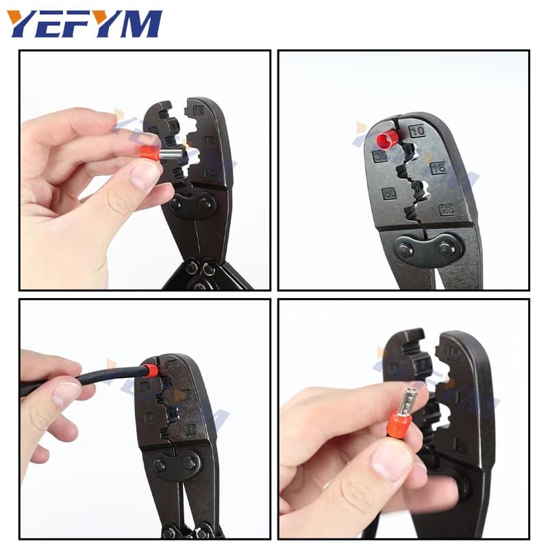 Pince à sertir pour borne VE TE, pince à sertir, connecteur CriAJFerrule, manchons d'extrémité de câ