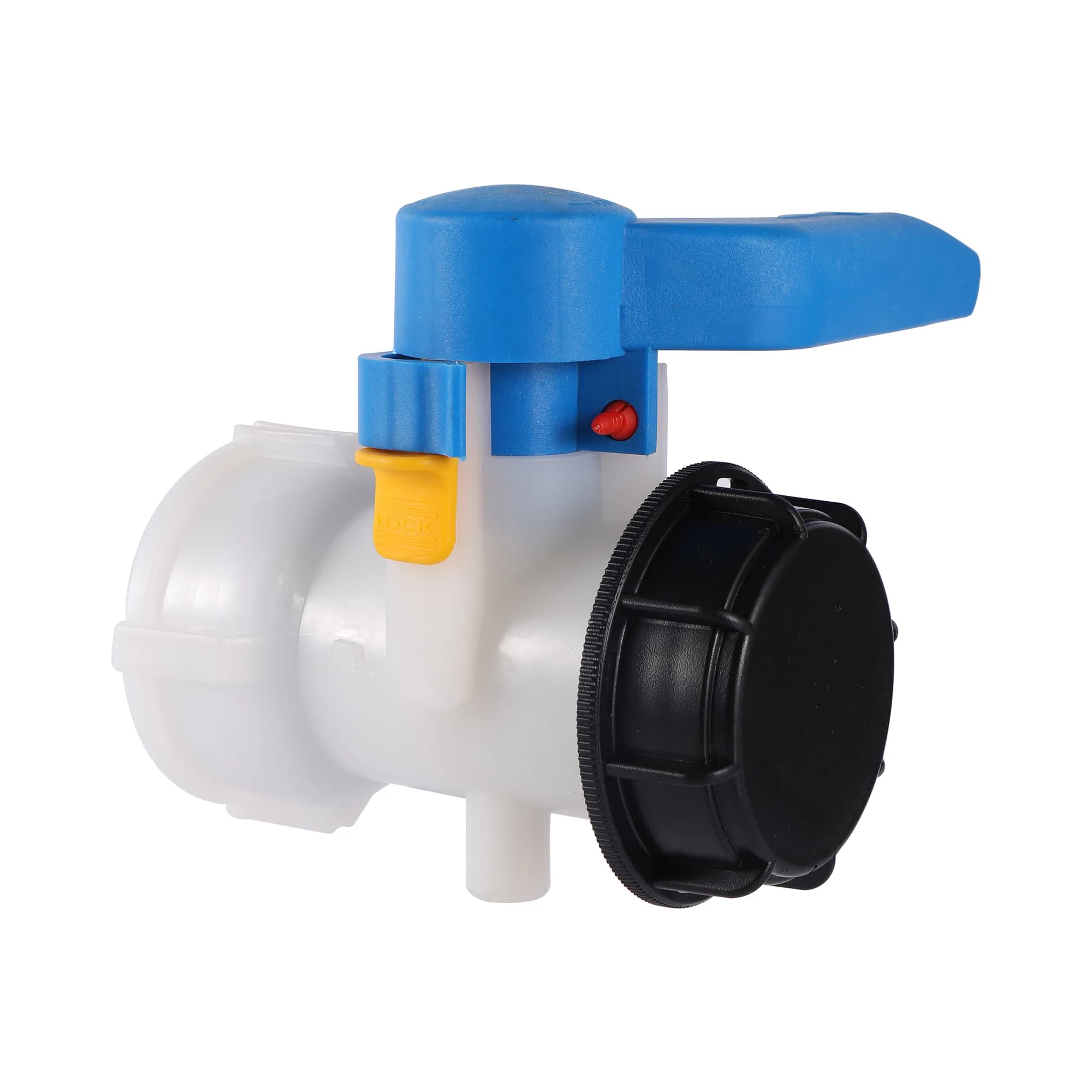 Vanne papillon sanitaire en plastique, précieux IBC Chr40/50/80 Vanne à bille 1000L Jardin Agricultu