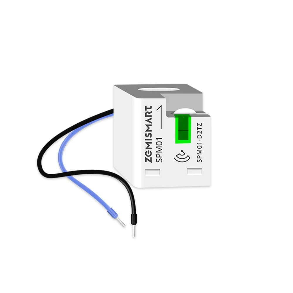 Compteur d'énergie intelligent Zemismart Zigbee 3.0, moniteur de puissance en temps réel, capteur 63